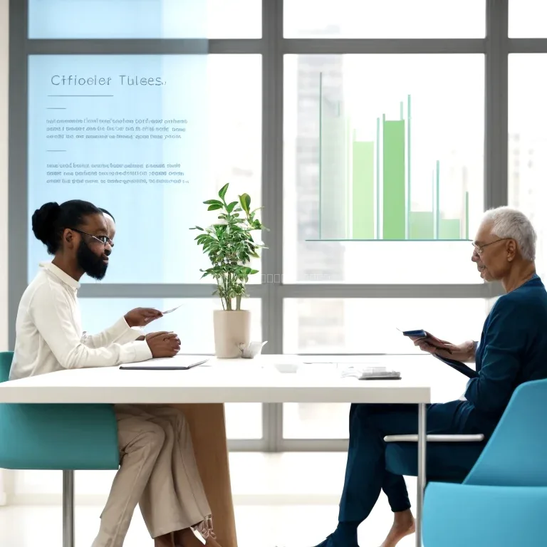 Illustration of aligned business goals and plans