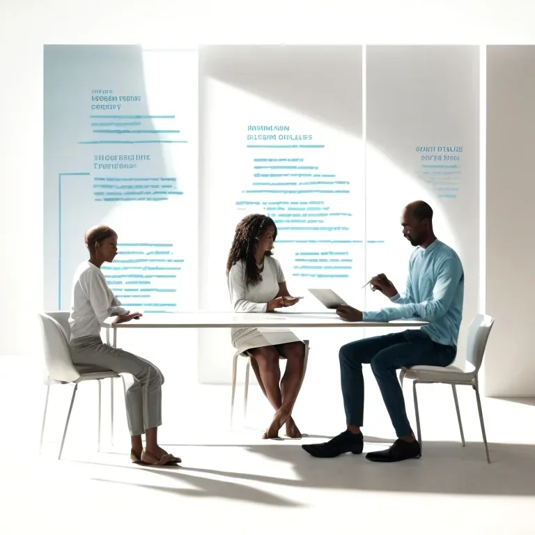 Illustration of aligned business goals and plans